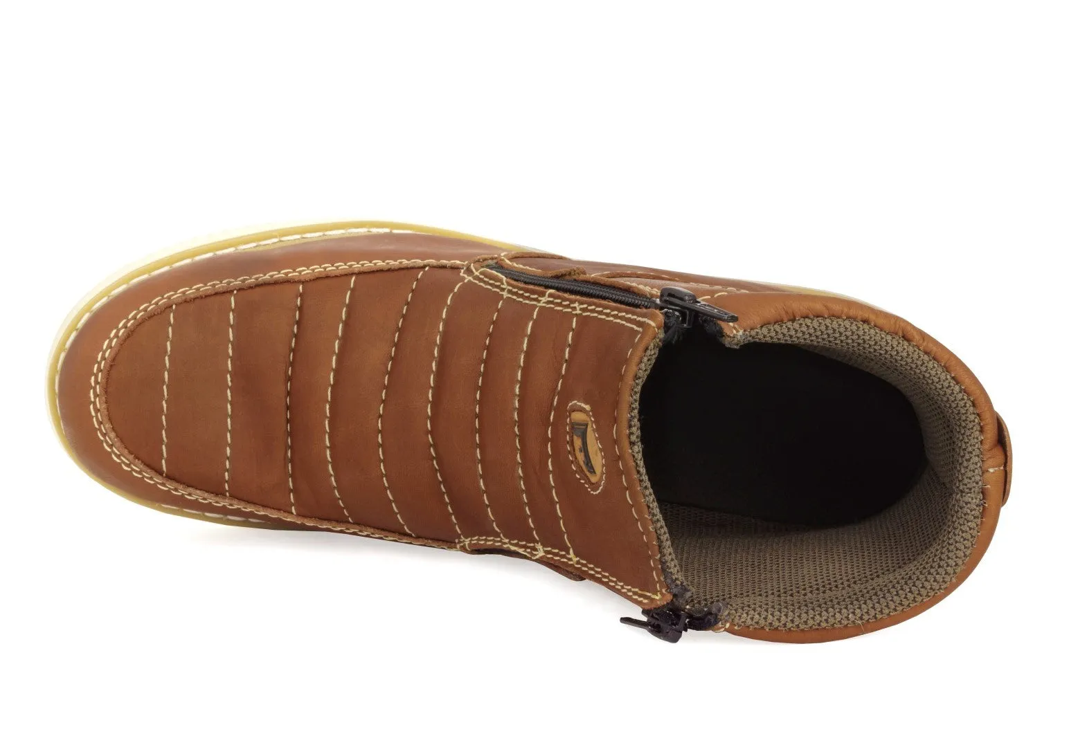Mens 300RA Honey Brown Work Boots Slip Resistant - Soft Toe
