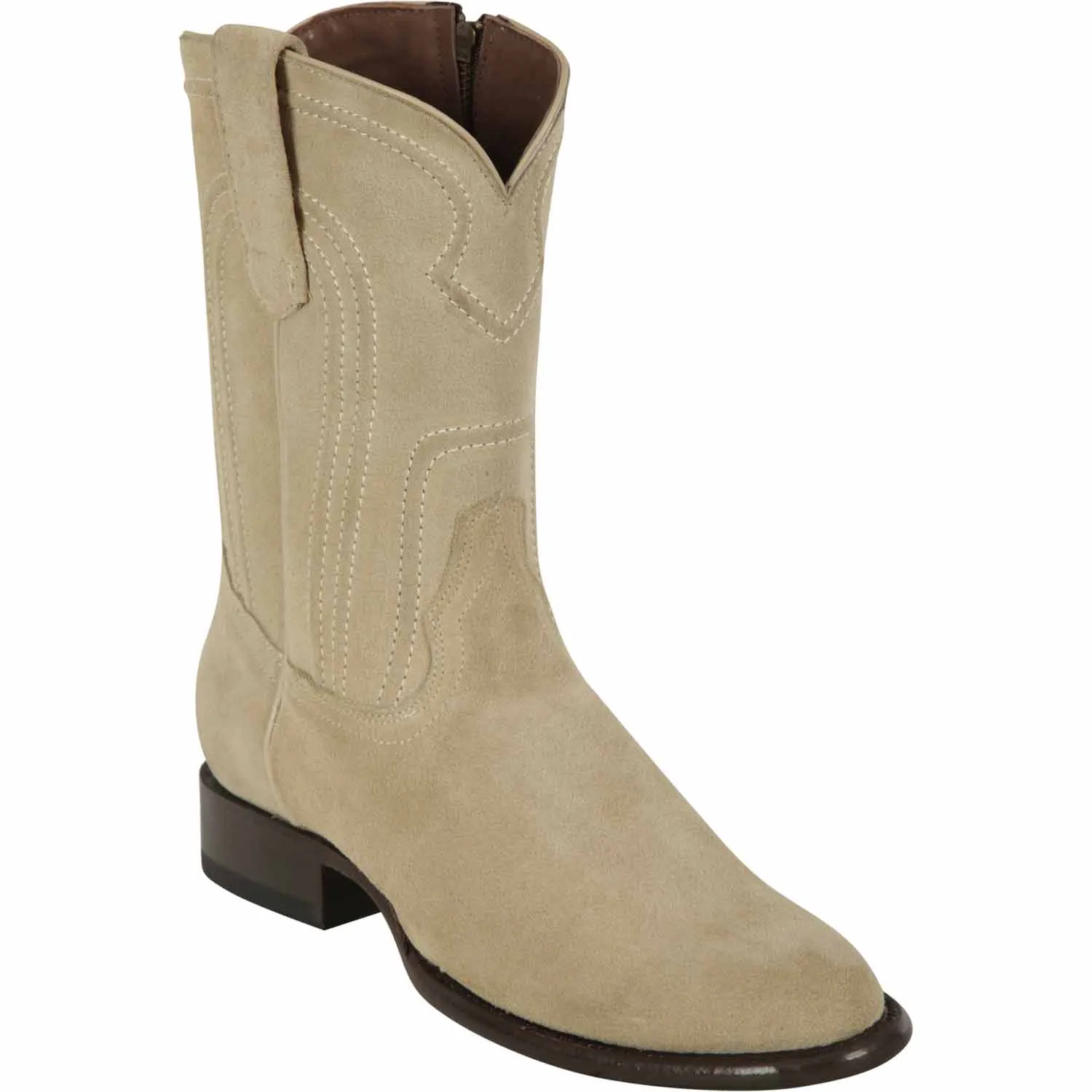 Men's Los Altos Leather Roper Toe Boots 69Z66
