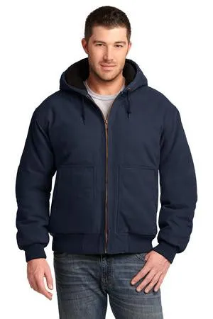 Mountain Goat - CornerStone® Washed Duck Cloth Insulated Hooded Work Custom Logo Jacket (CSJ41)