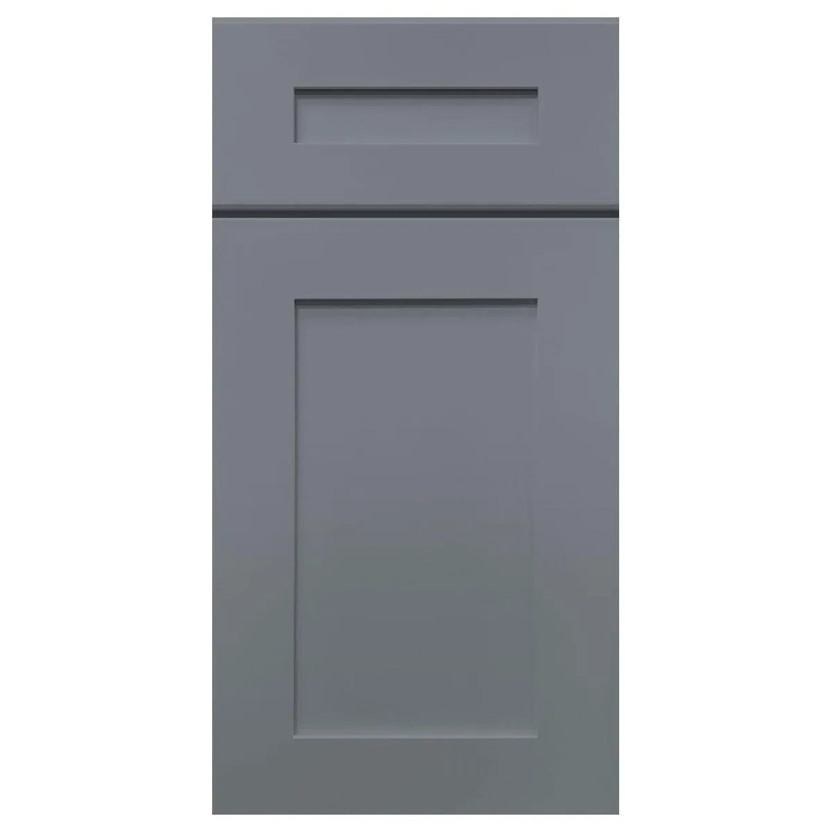 Mullion Door Wall Kitchen Cabinet WMD1836 Colonial Gray LessCare 18 in. width 36 in. height 12 in. depth