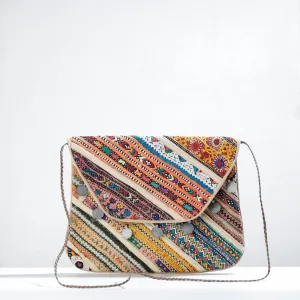 Multicolor - Banjara Vintage Embroidery Coin Work Sling Bag