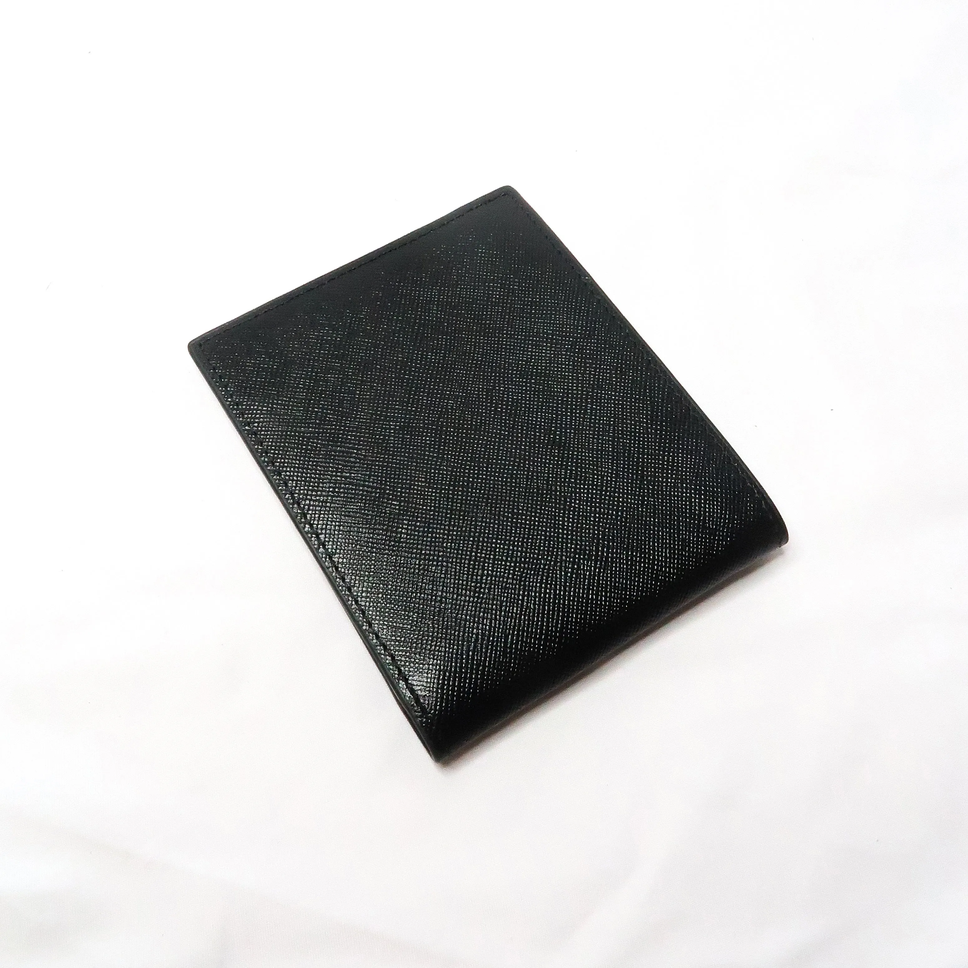 'Nara' Black Saffiano Leather Wallet