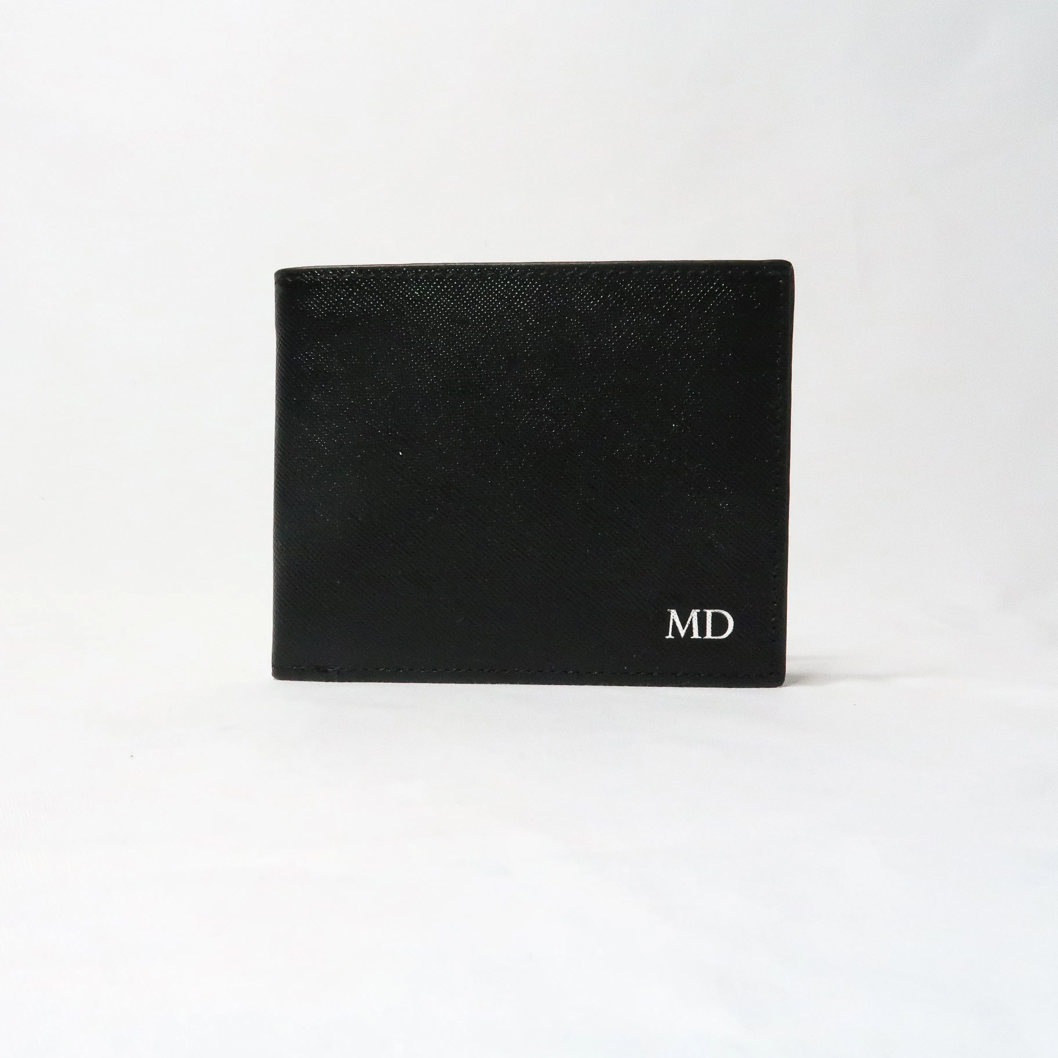 'Nara' Black Saffiano Leather Wallet