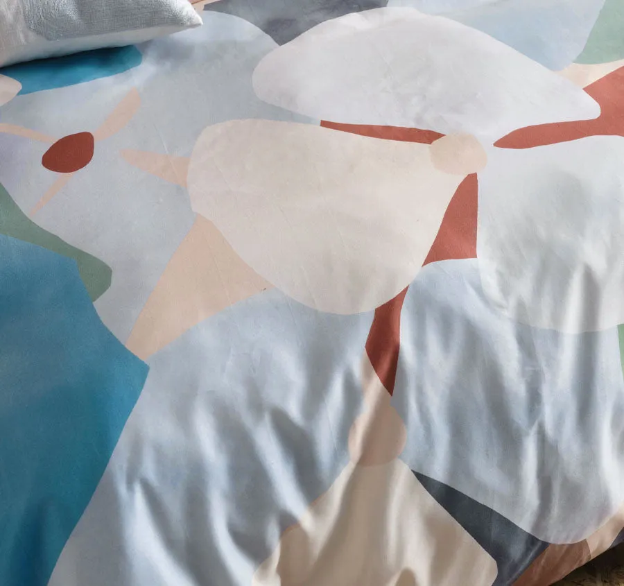 Ortensia Quilt Cover Set Range Blue