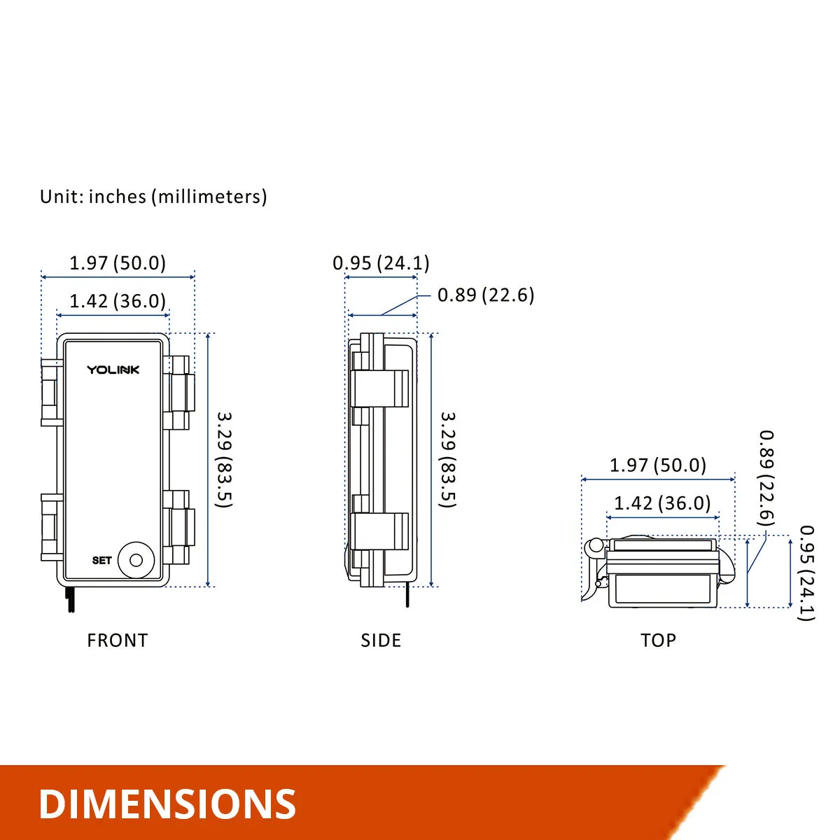 Outdoor Contact Sensor, Hub Required