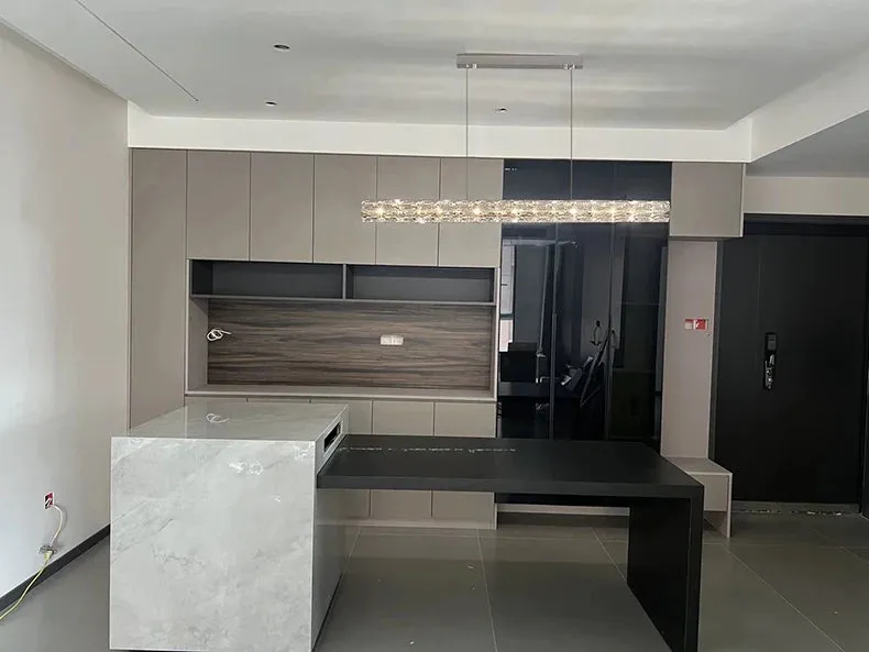 Polyanthus Modern Linear Crystal Pendant Chandeliers