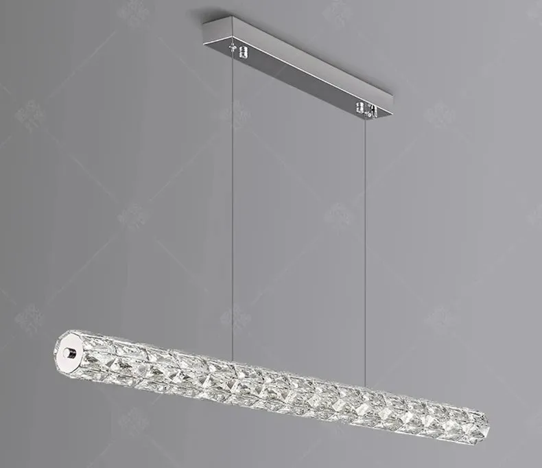 Polyanthus Modern Linear Crystal Pendant Chandeliers