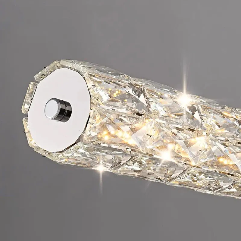 Polyanthus Modern Linear Crystal Pendant Chandeliers