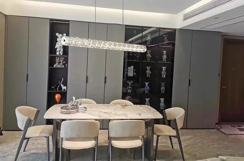 Polyanthus Modern Linear Crystal Pendant Chandeliers