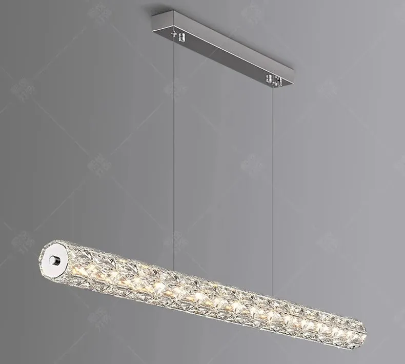 Polyanthus Modern Linear Crystal Pendant Chandeliers