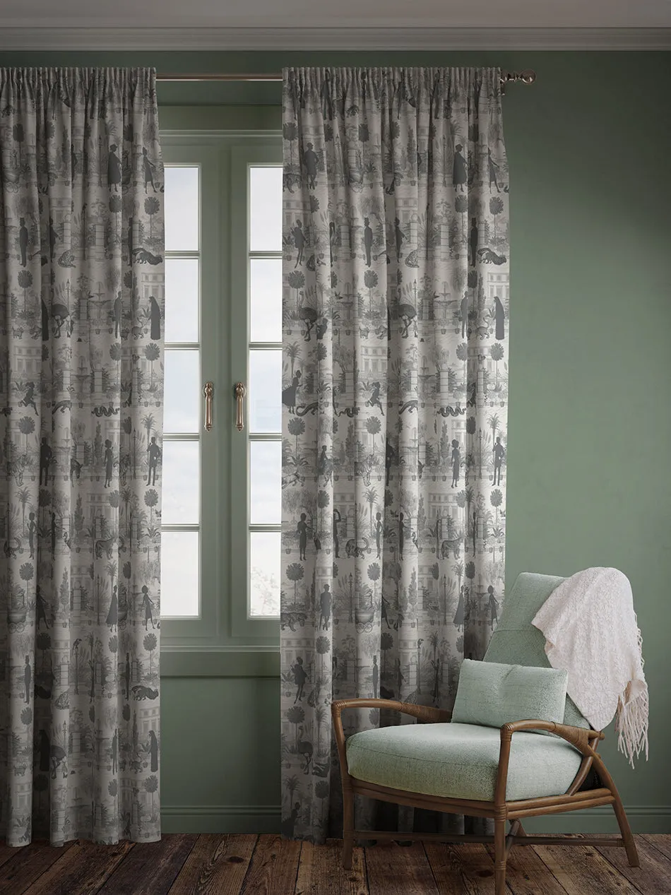 Portobello Parade 'Big Smoke' Linen Sample