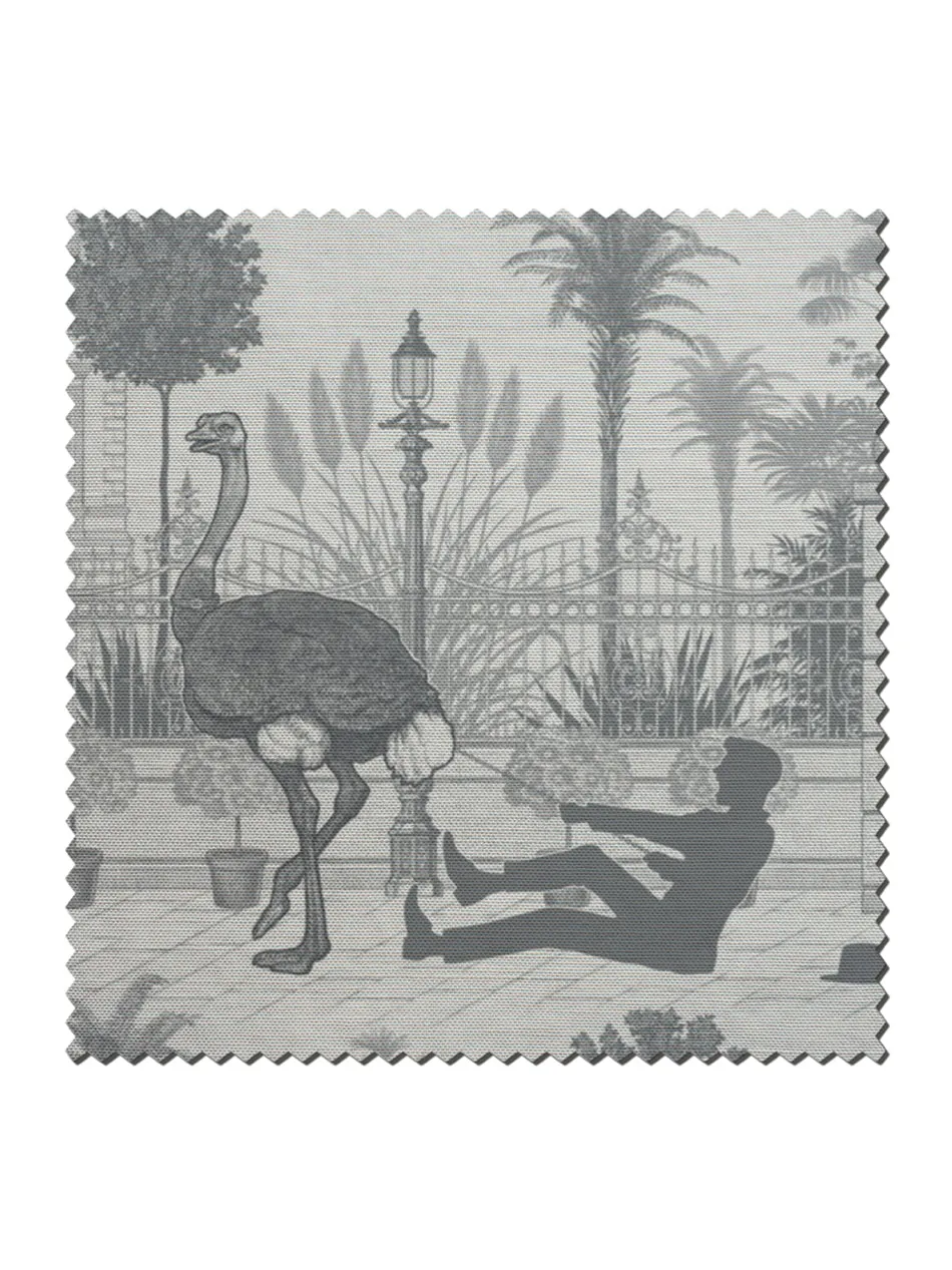 Portobello Parade 'Big Smoke' Linen Sample