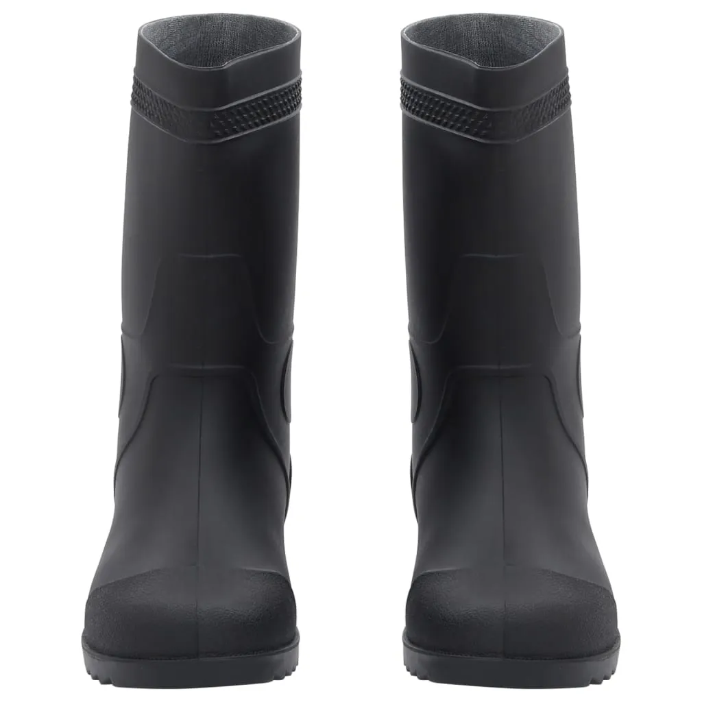 Rain Boots Black Size 41 PVC