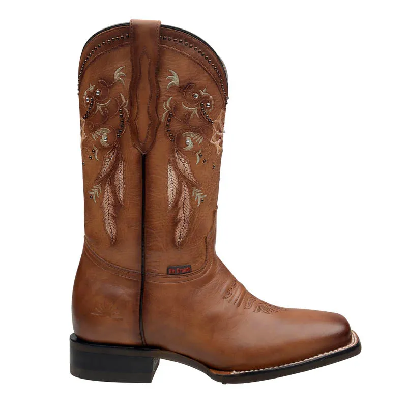 Rio Grande Women's Lulú Low Heel Western Boots - Square Toe