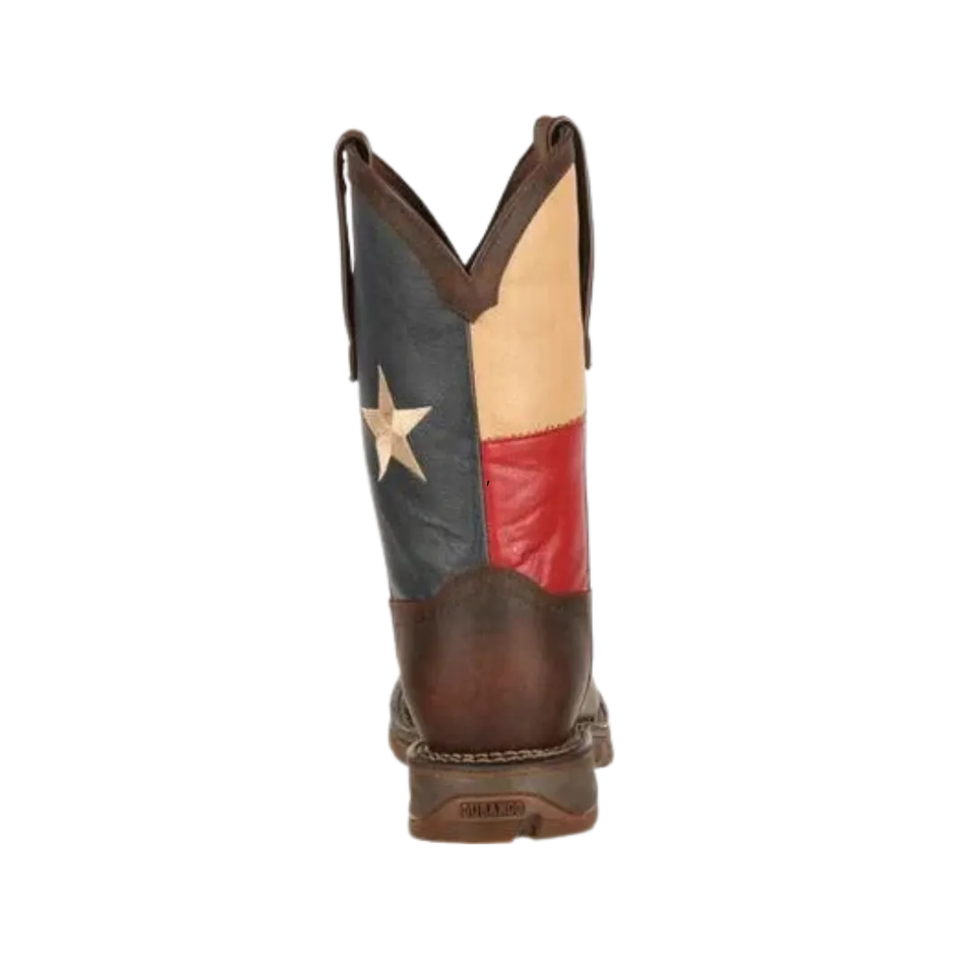 Rocky Boot Rebel Durango Men's Steel Toe Texas Flag Boot