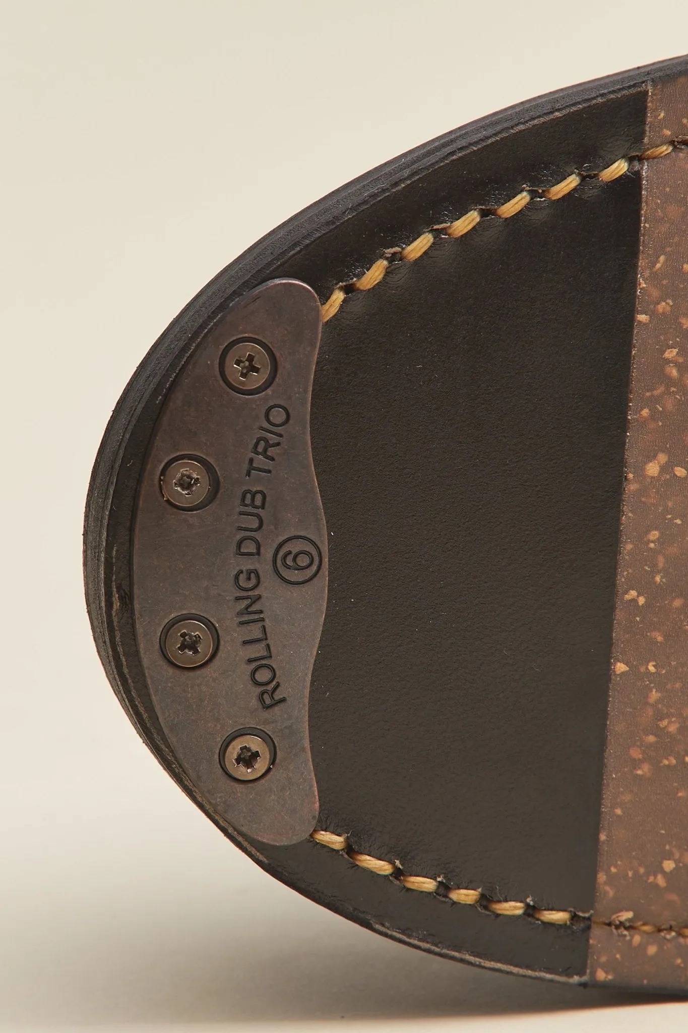 Rolling Dub Trio Coupen Mid-Cut Boot - All Black Horse Leather