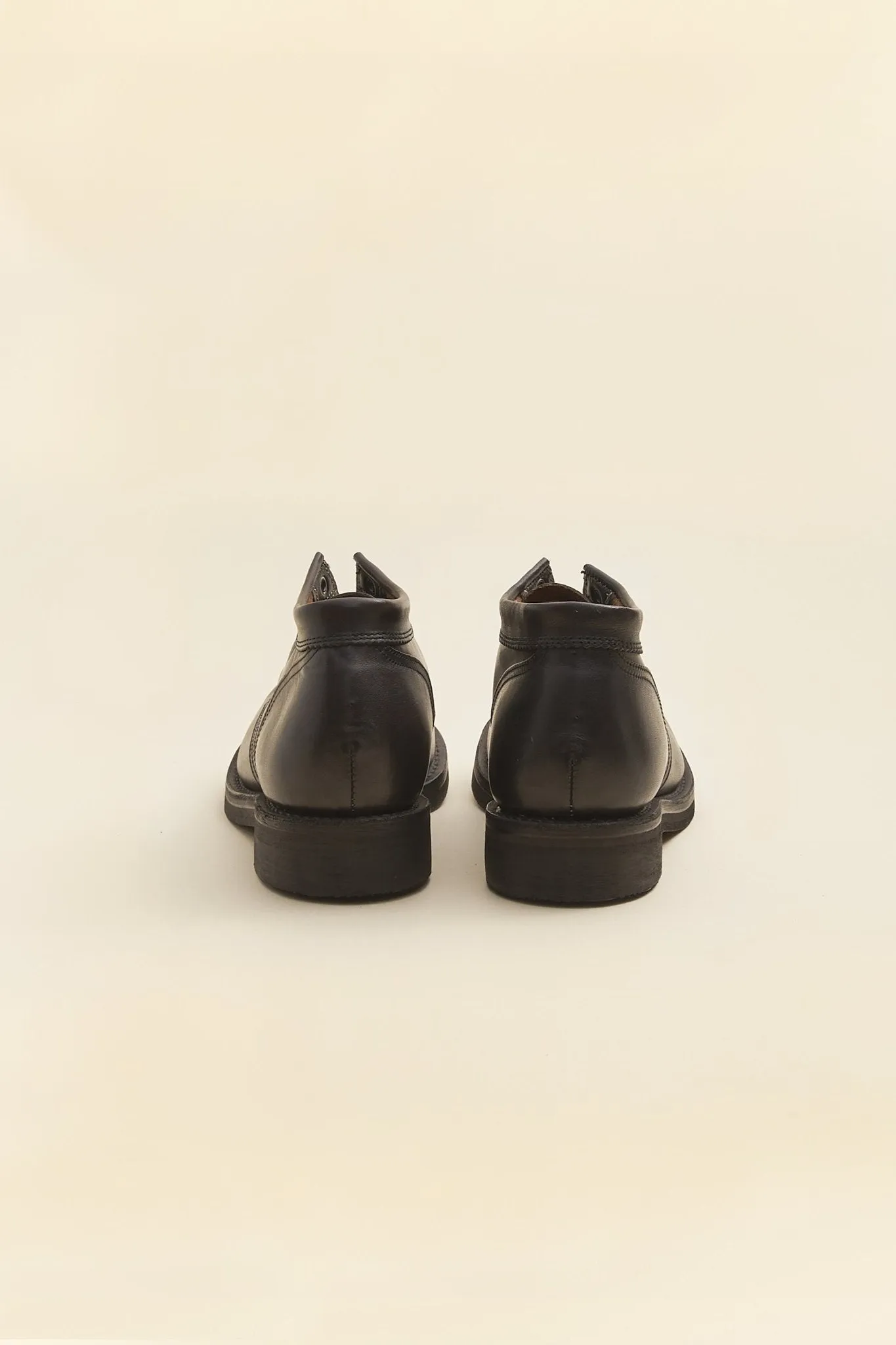 Rolling Dub Trio Coupen Mid-Cut Boot - All Black Horse Leather