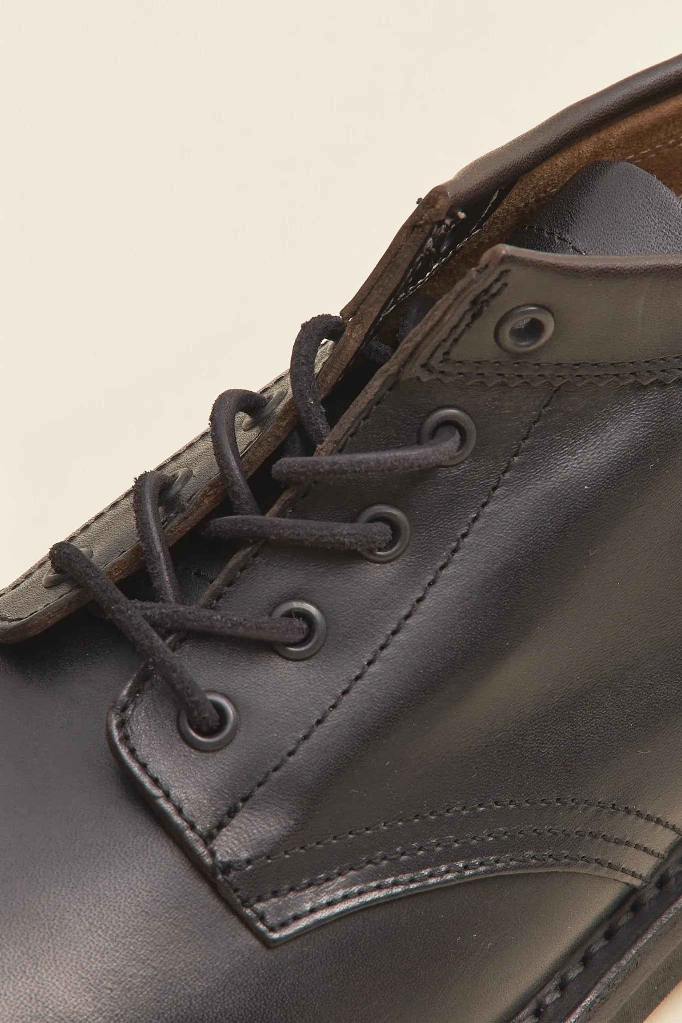 Rolling Dub Trio Coupen Mid-Cut Boot - All Black Horse Leather