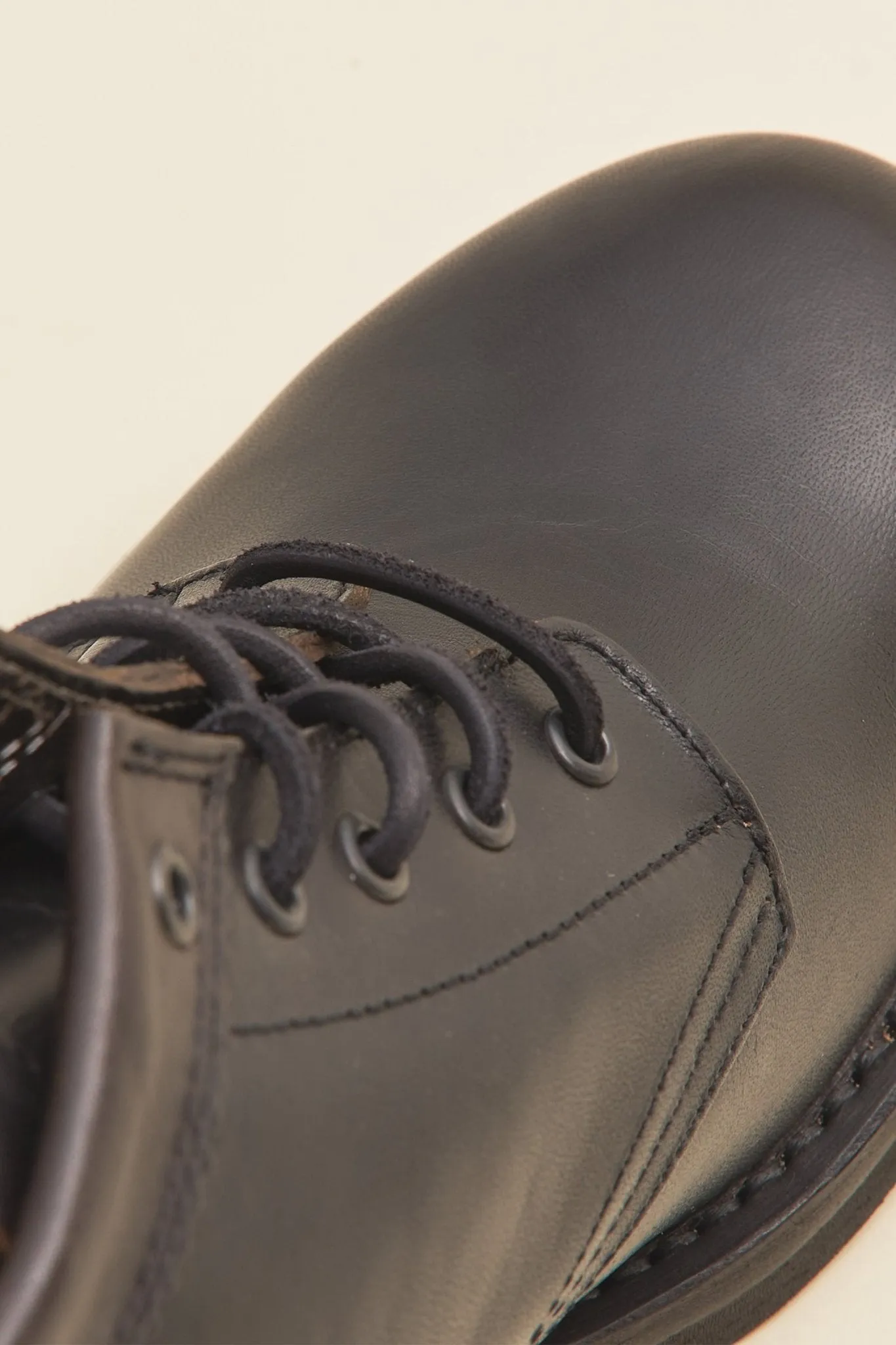 Rolling Dub Trio Coupen Mid-Cut Boot - All Black Horse Leather