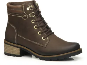 Rustic Brown Lace-Up Ankle Boot #BL140115LN ()