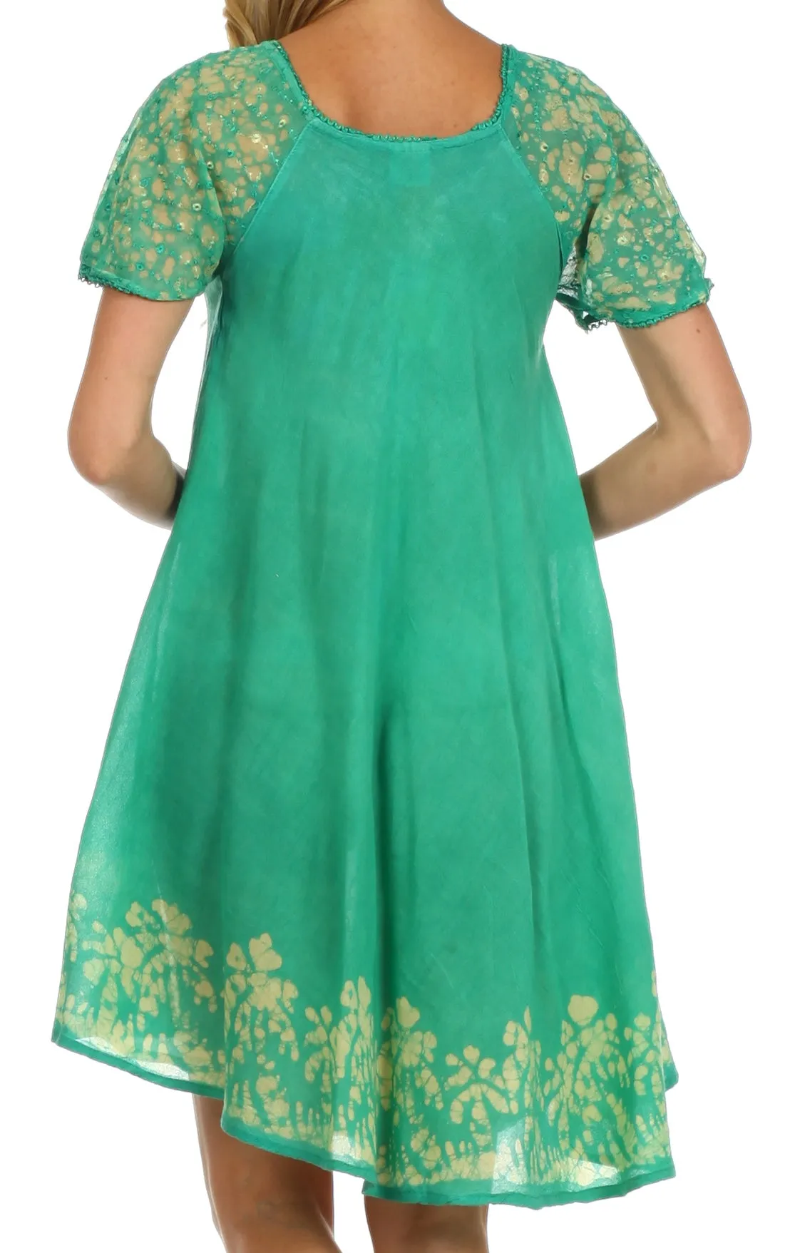 Sakkas Royal Palm Batik Dress / Cover Up