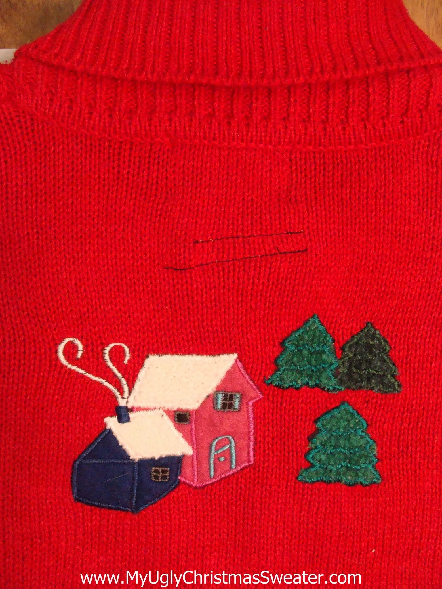 Santa and Reindeer Team Light Up Ugly Xmas Sweater Vest