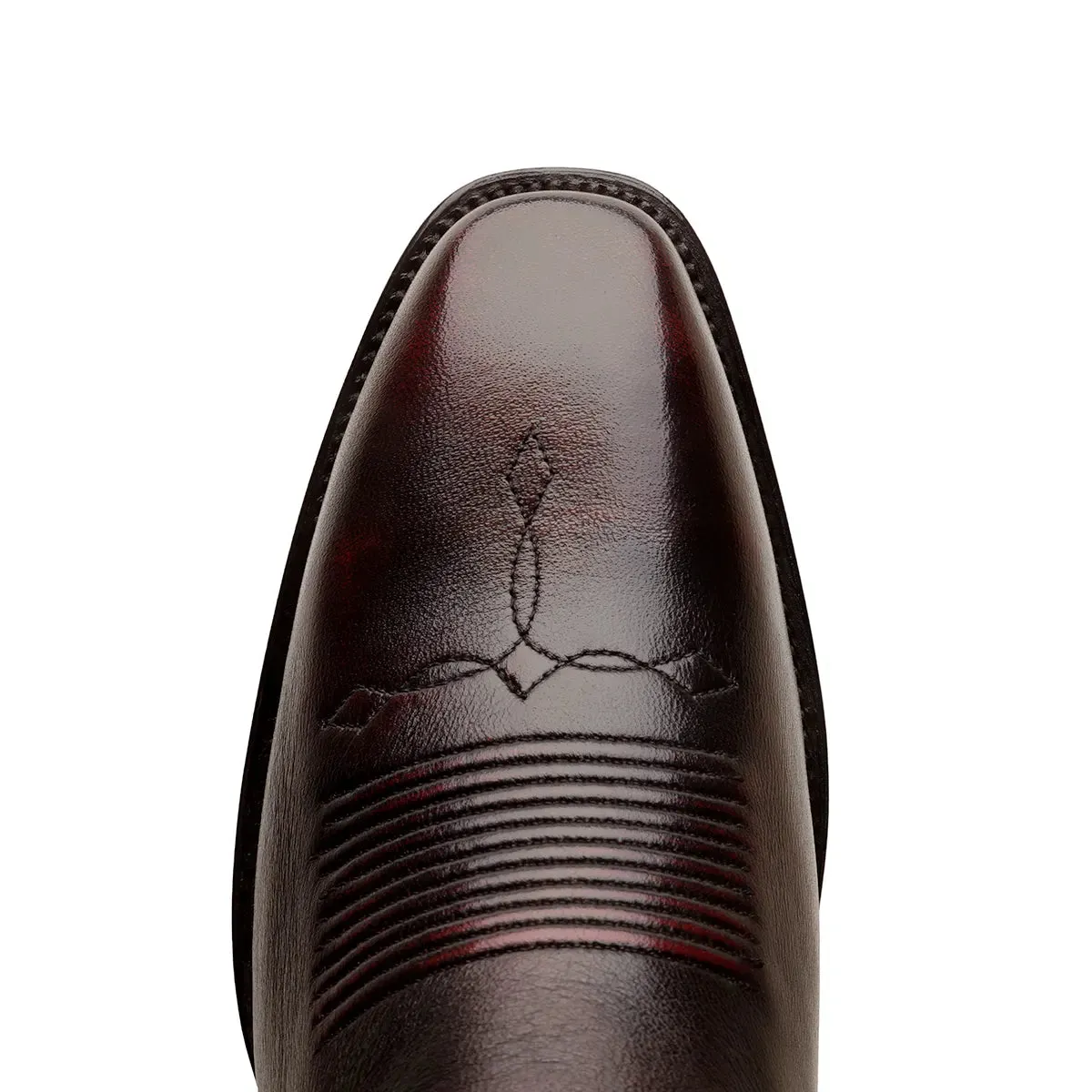 Santana Goat French Toe Boot - Black Cherry