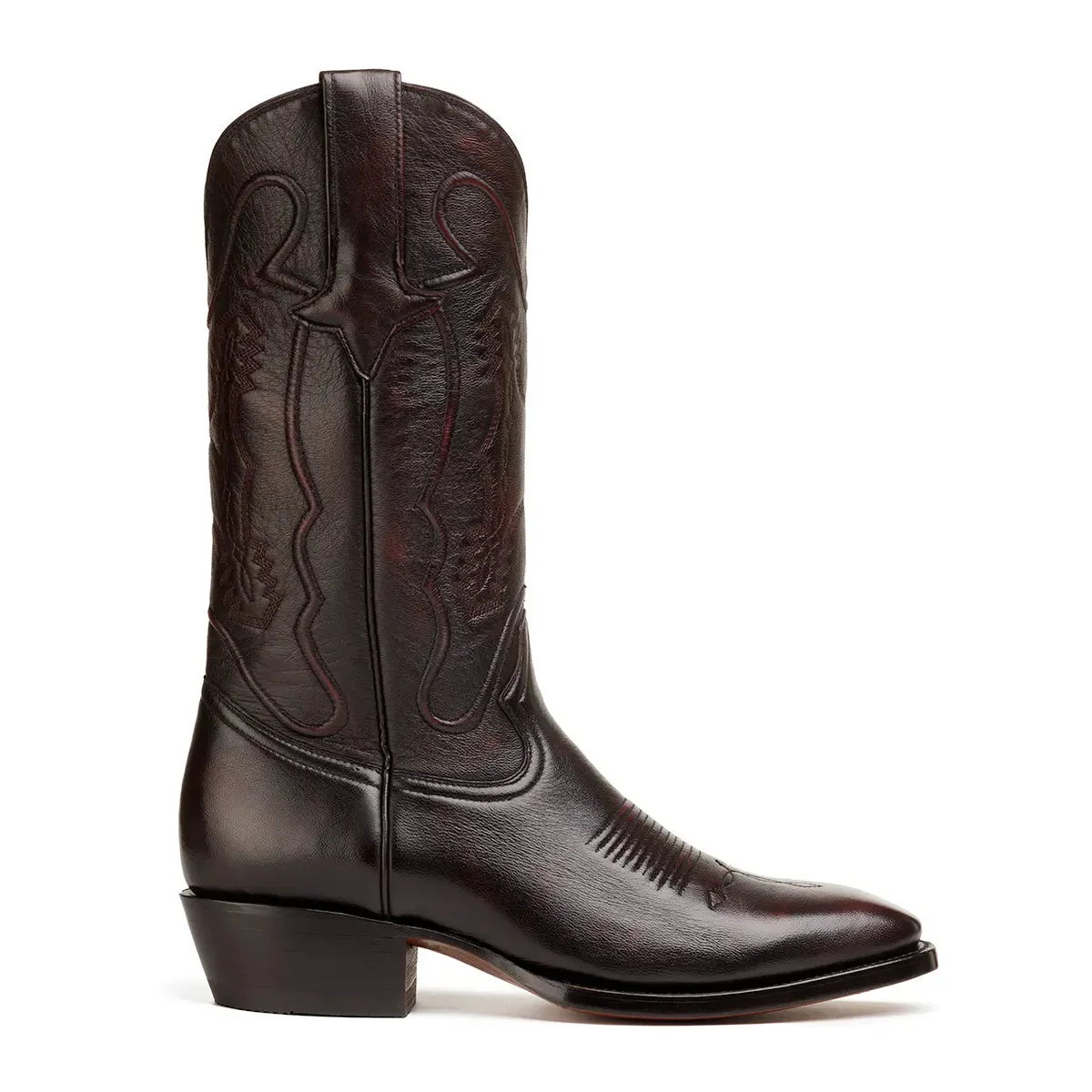 Santana Goat French Toe Boot - Black Cherry