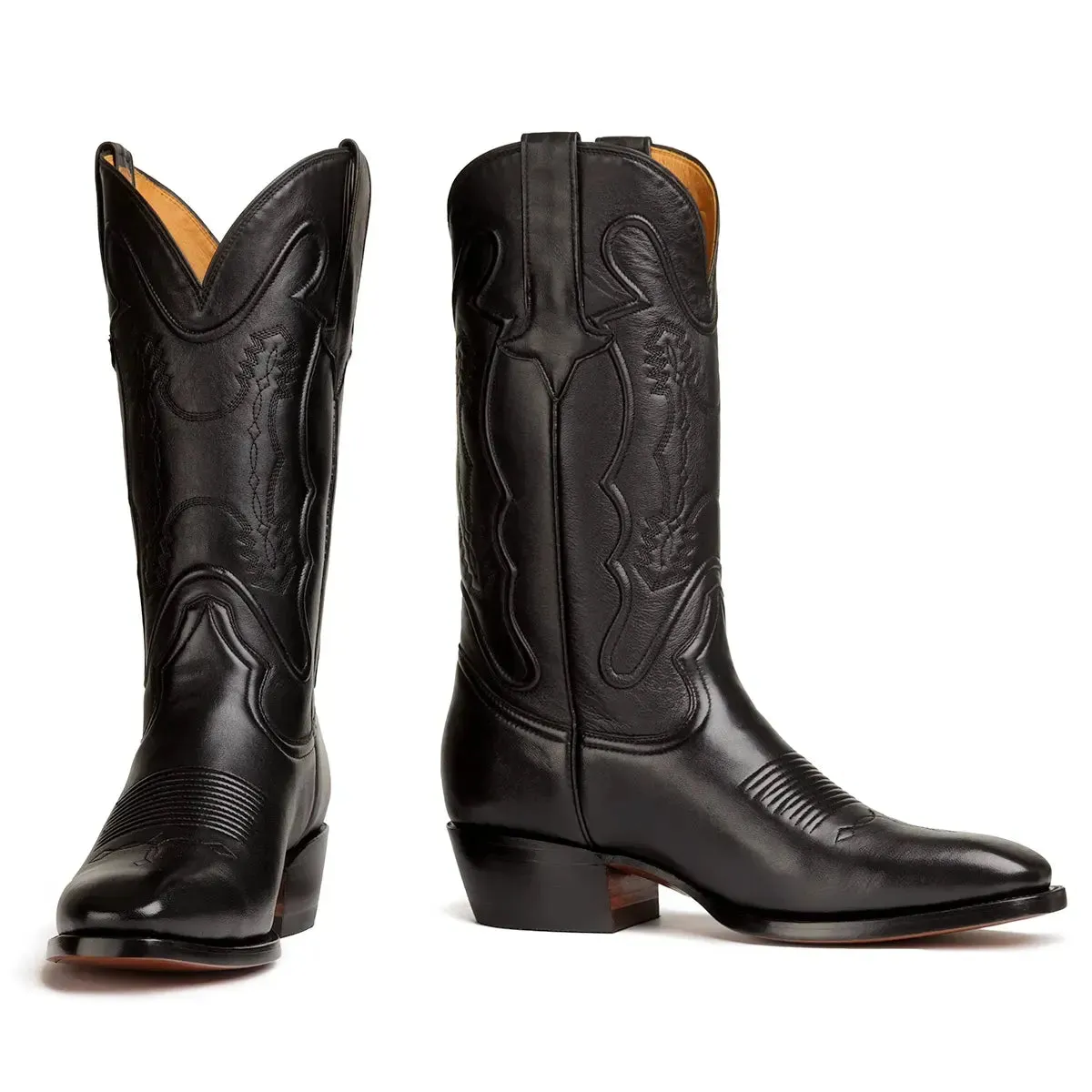 Santana Goat French Toe Boot - Black