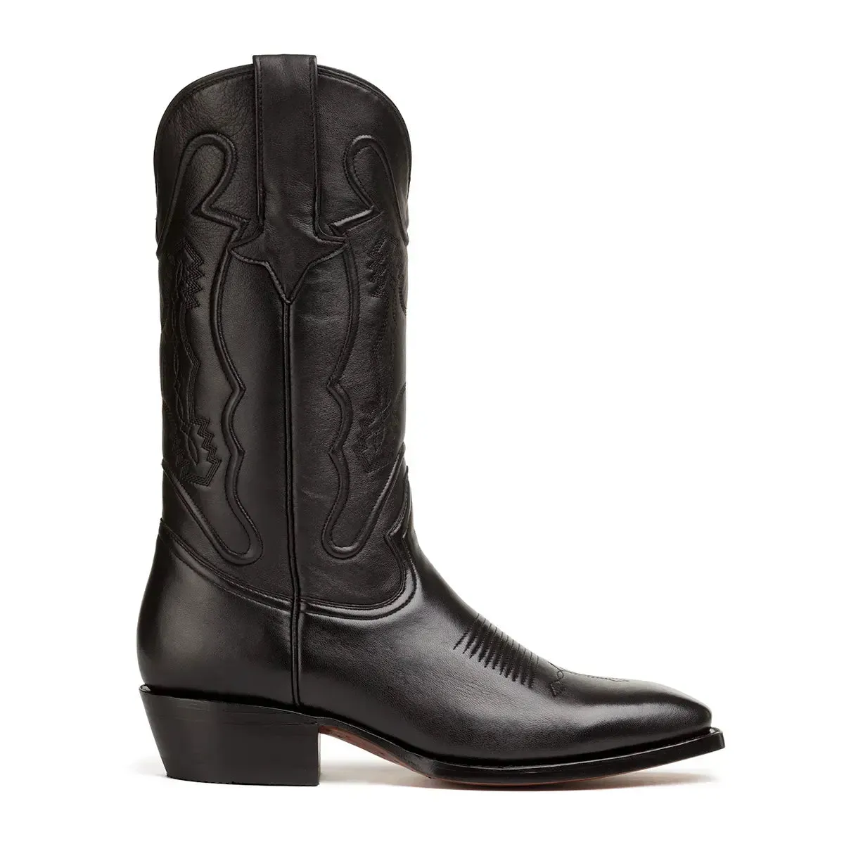 Santana Goat French Toe Boot - Black