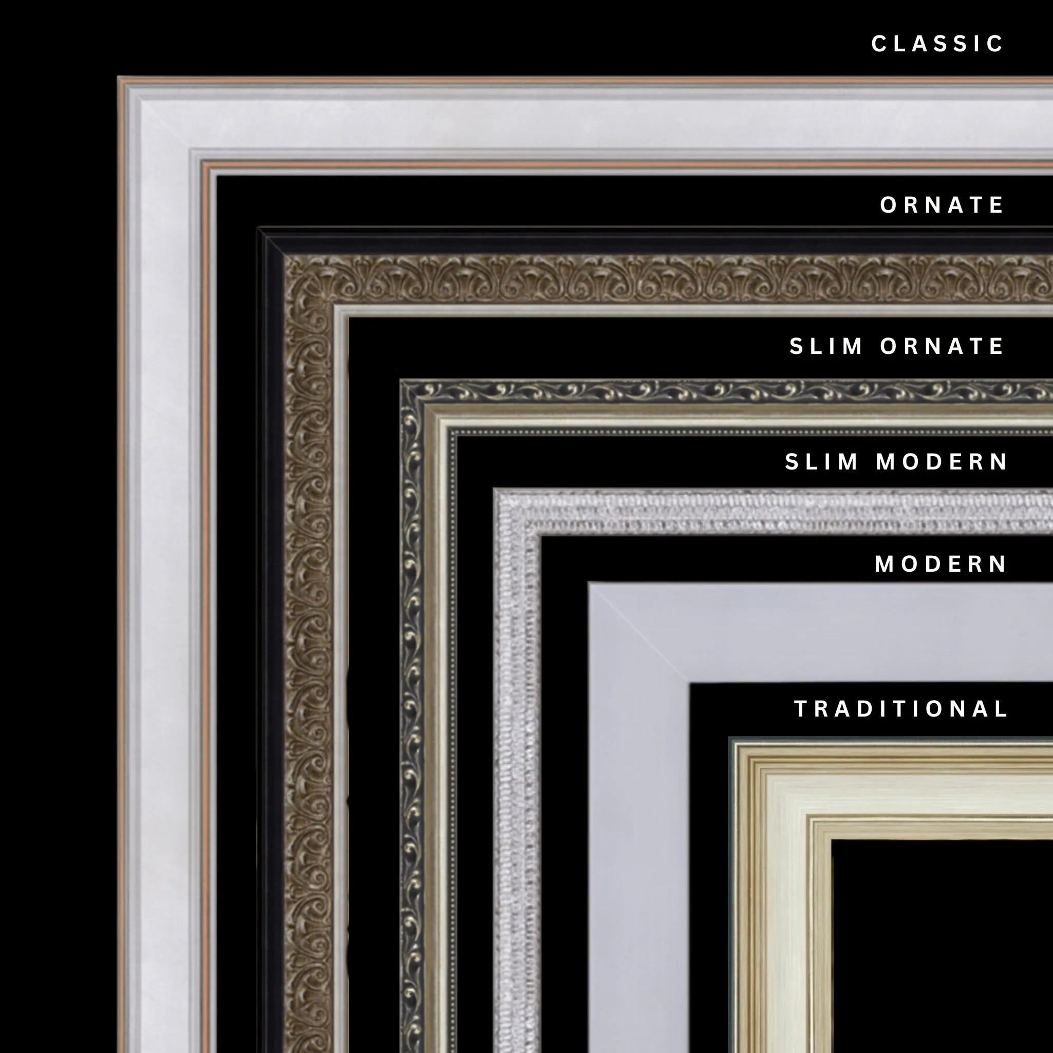 Silver 21x25 Picture Frame Ornate Traditional Classic Antique