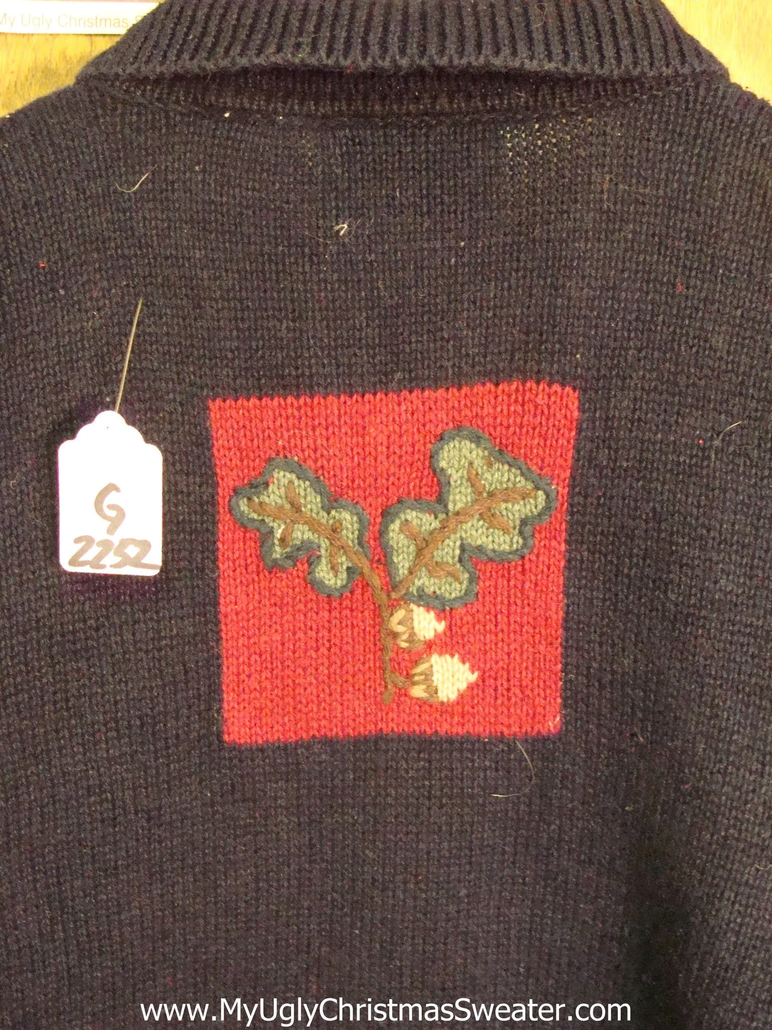 Tacky Blocks with Ivy Light Up Ugly Xmas Sweater