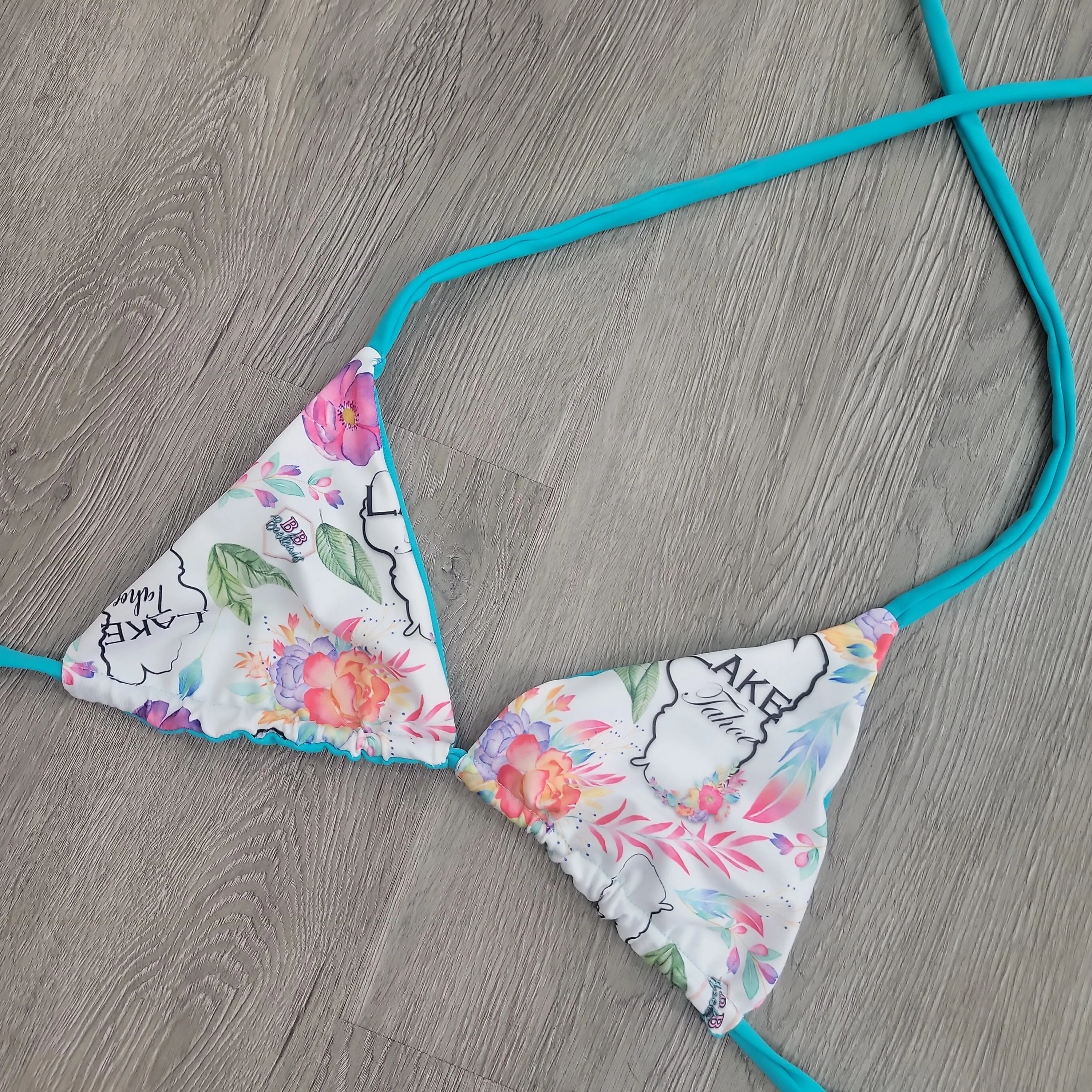 Tahoe Blue Triangle Top