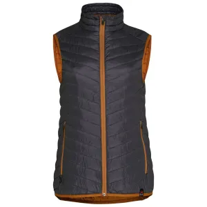 Womens Merino Wool Insulated Gilet (Smoke/Mustard)