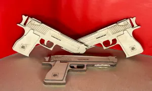 Wooden Rubber Band Gun